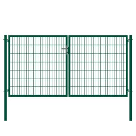 Vrata s cevnim okvirjem Basic 2-krilna - Opis: barvano antracit, Višina v cm: 143, Skupna širina v cm: 270, Prehodna širina v cm: 250