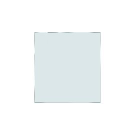 Vezano varnostno steklo, mat belo - mere v mm: 700 x 750,  m²: 0,53,  Debelina stekla: 8,76