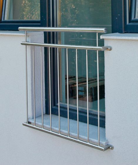 Francoski balkon „Classic“ - dolžina cm: 115, barva: Classic vroče-cinkanem jeklu