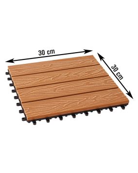 WPC ploščice za teraseOslo - prerez: 300 x 300 mm