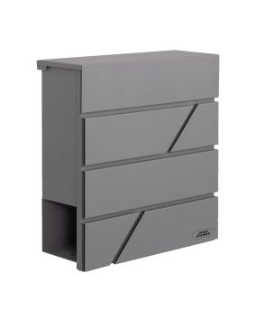 Poštni nabiralnik Mod 10GR - Barva: siva aluminij