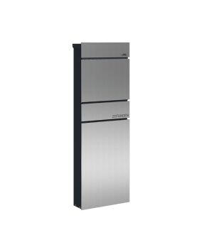 Pisemski nabiralnik vključno s predalom za pakete Mod 50A - barva: antracit