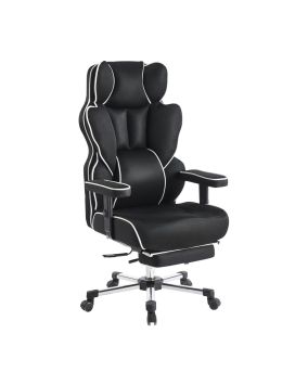 Gaming stol Nimbus – mere: 72,5 x 121–127 x 80 cm, barva: črna