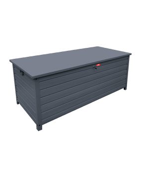 Aluminijasta vrtna zaboj za shranjevanje 800 l – 1810 × 790 × 750 mm, antracit