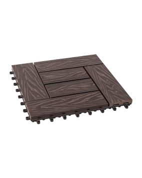 WPC ploščice za terase Moskau - prerez: 300 x 300 mm