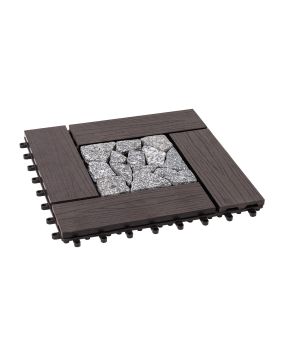 WPC ploščice za terase / kamen Salzburg - prerez: 300 x 300 mm