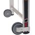 Klettermax Universal Plus aluminijasta podestna lestev Mod. UP826 – število stopnic: 7, dolžina lestve: 2,75 m, delovna višina: 3,45 m, višina podesta: 1,65 m, spodnja širina: 0,73 m, izteg: 1,50 m