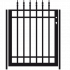 Enokrilna vrata za kovinsko ograjo Seattle - višina: 100 cm