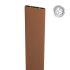 Profil utor-pero 20 mm - barva: rjava, dolžina: 250 cm: 