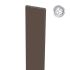 Profil utor-pero 20 mm - barva: čokoladno rjava, dolžina: 250 cm: 