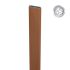 Profil utor-pero 20 mm - barva: rjava, dolžina: 250 cm: 