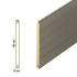 Sendvič panel  Protect - Barva: bela aluminij, Izvedba: obojestranska z utorom, Dolžina: 250 cm, Višina: 48 cm, Debelina profila: 3,9 cm
