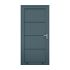 Aluminijasta stranska vhodna vrata, 1-krilna - mere: 1000 x 2000 mm (Š x V), barva: antracit RAL 7016, omejevalnik: znotraj desno - DIN desno