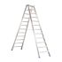 Aluminijasta A-lestev s stopnicami mod. SL - število prečk: 12, višina pribl. m: 2,76, širina m: 68, teža kg: 15,90
