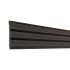 fasadni profili iz WPC - Stil - Barva: antracit, Dolžina: 200 cm, Višina: 15 cm, Debelina: 2 cm