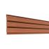fasadni profili iz WPC - Stil - Barva: rjava, Dolžina: 200 cm, Višina: 15 cm, Debelina: 2 cm