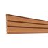 fasadni profili iz WPC - Stil - Barva: svetlo rjava, Dolžina: 200 cm, Višina: 15 cm, Debelina: 2 cm