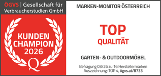 Gartenmöbel Gütesiegel